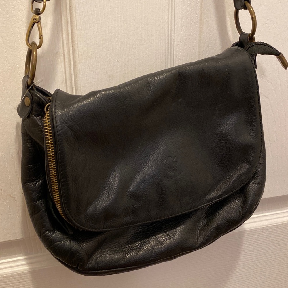 Made in Italy leather crossbody.